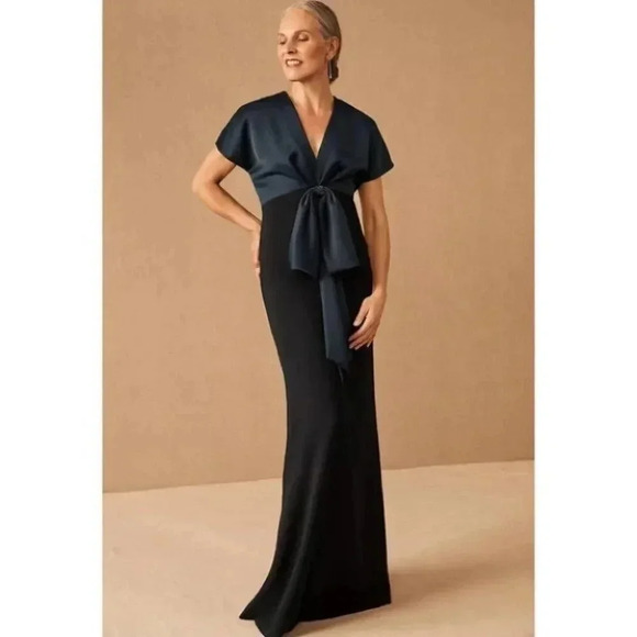 NWT Sachin & Babi Laurana Dress Maxi Long Wedding Cocktail Formal MOB Black - Picture 1 of 13